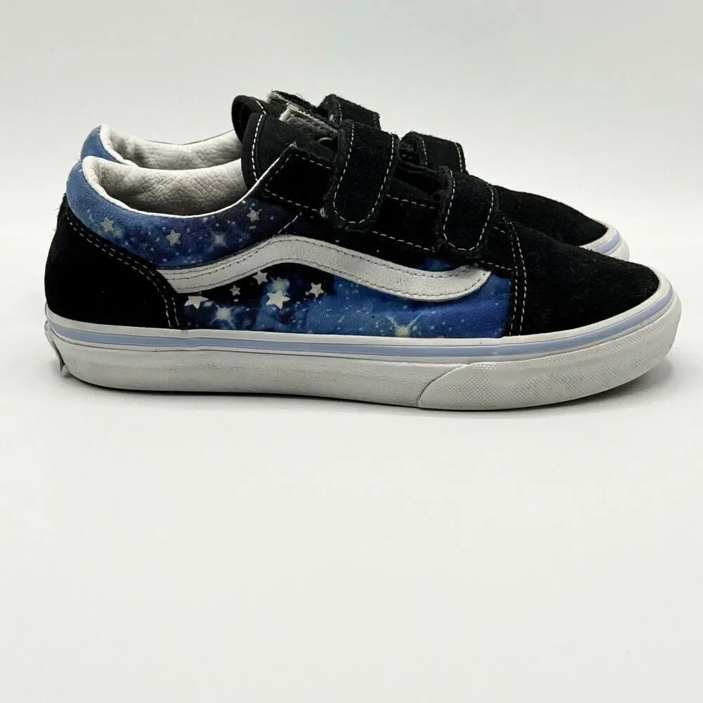 Vans Aplix Galaxy Print Canvas Sneakers - Kids US 3